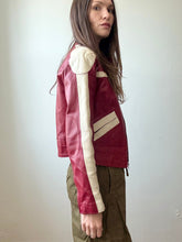 Load image into Gallery viewer, Red leather jacket
