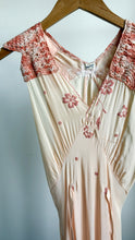 Load image into Gallery viewer, 1930's Re-worked silk slip dress
