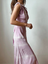 Load image into Gallery viewer, 1940s lavender dyed dress
