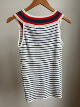 Load image into Gallery viewer, Red white &amp; blue striped tank
