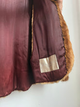 Load image into Gallery viewer, 1940's Mink Fur Coat cape
