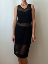 Load image into Gallery viewer, Sheer black Maxfield dress
