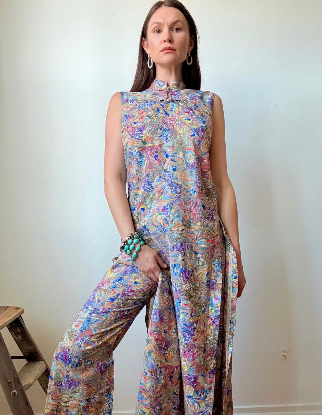 Retro Tunic Shirt Dress