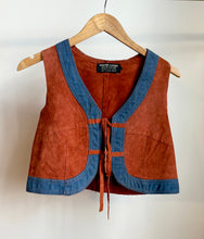 Load image into Gallery viewer, 1970's suede vest
