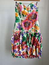 Load image into Gallery viewer, Vintage Silk &amp; Sequin Floral Mini
