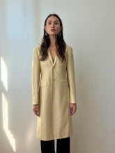 Load image into Gallery viewer, Silk longline blazer coat
