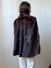Load image into Gallery viewer, 1940s Mink Fur cape coat
