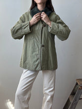 Load image into Gallery viewer, reworked vintage coat with fur collar
