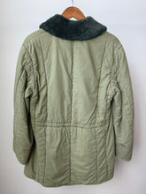 Load image into Gallery viewer, reworked vintage coat with fur collar
