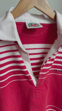 Load and play video in Gallery viewer, Red and white Rugby Polo
