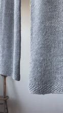 Load and play video in Gallery viewer, Grey Hand knit pants
